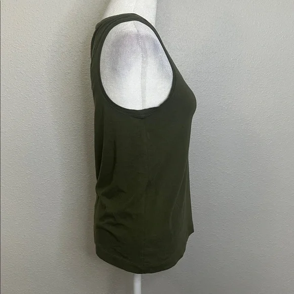 Banana Republic Factory Scoopneck Tank Top Green Size XS - Picture 2 of 7